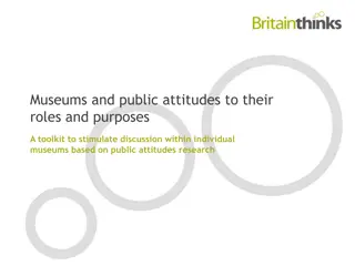 Public Attitudes Towards Museums: A Toolkit for Discussion