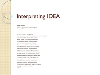 Effective Evaluation of Teaching: Understanding IDEA Scores and Student Diversity