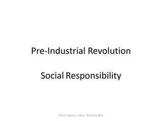 Insights into Pre-Industrial Revolution Social Responsibility by Martin Addison