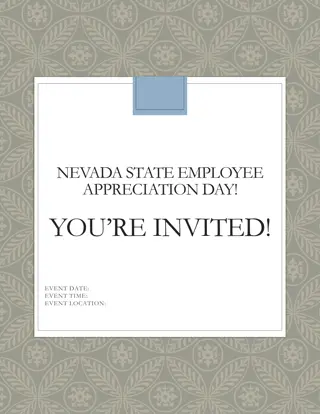 Nevada State Employee Appreciation Day Event - May 8, 2024