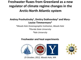 Freshwater Fluxes from Greenland and Climate Regime Changes in the Arctic-North Atlantic System