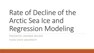 Arctic Sea Ice Regression Modeling & Rate of Decline