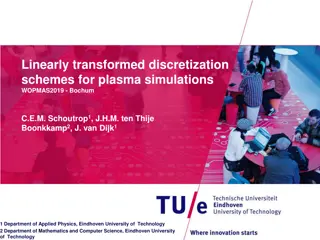 Linearly Transformed Discretization Schemes for Plasma Simulations