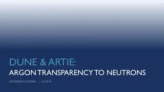 Neutrons and Argon in the DUNE and ARTIE Experiments