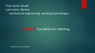 Gas Metal Arc Welding (GMAW) Equipment and Functionality Overview