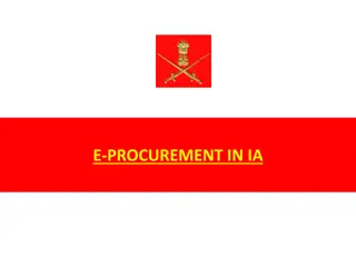 Enhancing Public Procurement Process through E-Procurement in India