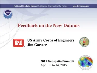 Geospatial Summit Feedback and Transition Needs for US Army Corps of Engineers