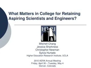 Factors Influencing STEM Major Persistence Among Underrepresented Minority Students in College