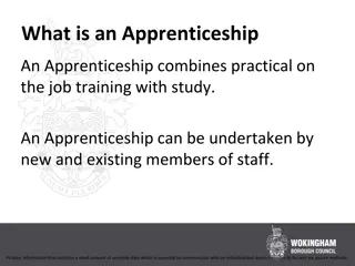 Apprenticeships in Training and Education Sector