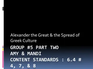 Alexander the Great: Conquests and Legacy