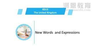 Exploring New Words and Expressions in B5U2: The United Kingdom