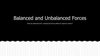 Balanced and Unbalanced Forces in Physics