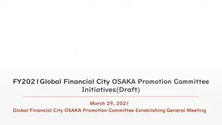 Osaka's Vision for Global Financial City Initiative Overview