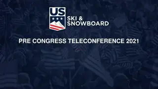 2021 Pre-Congress Teleconference - Membership and Background Screening Updates