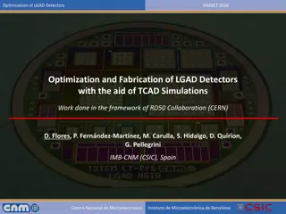 Optimization of LGAD Detectors: SIMDET 2016 Research Overview