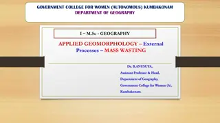 Understanding Mass Wasting: Geomorphic Processes and Causes