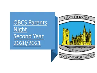 OBCS Parents Night 2020/2021 - Important Updates and Information for Second Year Students