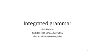 Integrating Grammar for Effective Communication