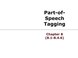 Part-of-Speech Tagging in Speech and Language Processing