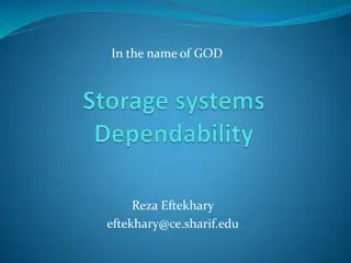 Storage Systems Dependability