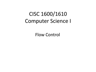 Flow Control and Conditional Statements in C++