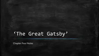 Analysis of Gatsby's Claims and Credibility in Chapter Four of The Great Gatsby