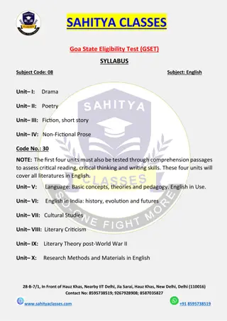 Goa SET Syllabus 2024 Download PDF and Check Updated Exam Pattern