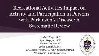 Impact of Recreational Activities on Parkinson's Disease: A Systematic Review