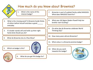 Brownies: Quizzes, Badges, and More