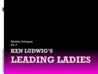 Ken Ludwig's Leading Ladies - A Comedy of Cross-Dressing and Deception