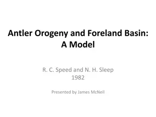 Antler Orogeny and Foreland Basin Model Overview