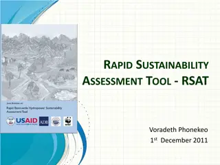 Rapid Sustainability Assessment Tool (RSAT) for Hydropower Development in the Mekong River Basin