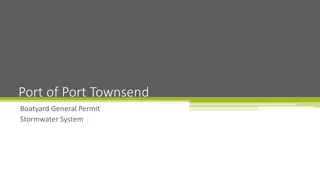 Port of Port Townsend Boatyard General Permit Stormwater System Chronology