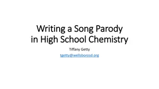 Chemistry Song Parodies: Engaging Students through Music