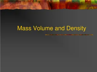 Mass, Volume, and Density in Physics