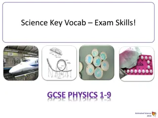 Mastering Science Key Vocabulary and Exam Skills - Animated Science 2018