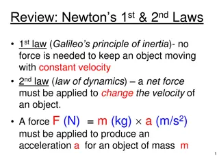 Newton's Laws of Motion