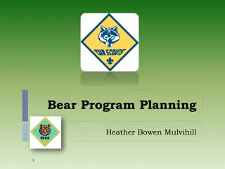 Bear Cub Scout Den Leader Program Planning Guide