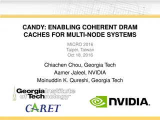 Enhancing Multi-Node Systems with Coherent DRAM Caches