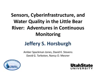 Continuous Monitoring of Water Quality in Little Bear River