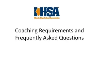 Coaching Certification Requirements and FAQs