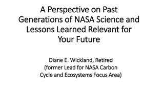 Reflections on NASA Science and Lessons for the Future