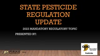 State Pesticide Regulation Update 2023: Mandatory Changes and Stakeholder Involvement