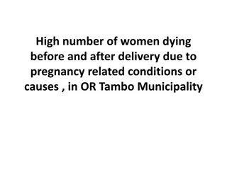 Addressing Maternal Health Challenges in OR Tambo Municipality