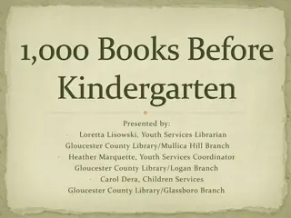 1,000 Books Before Kindergarten Program Overview