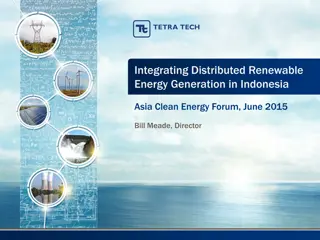 Integrating Distributed Renewable Energy Generation in Indonesia