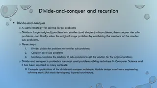 Divide and Conquer: A Strategy for Problem Solving