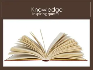 Inspiring Quotes on Knowledge and Learning