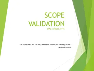 Project Scoping and Validation for Successful Project Management