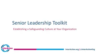 Enhancing Safeguarding Culture in Organizations